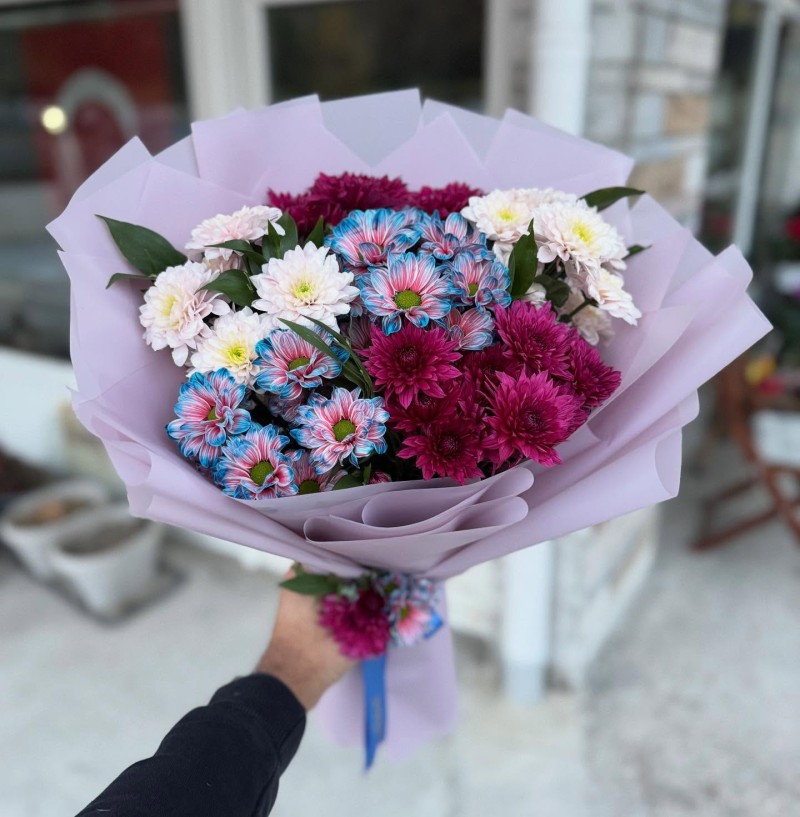 Renkli Kasımpatı Buketi